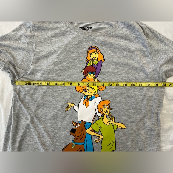 Scooby Doo Mystery Inc. Grey Graphic T-Shirt, size 3XLarge - Picture 4 of 11